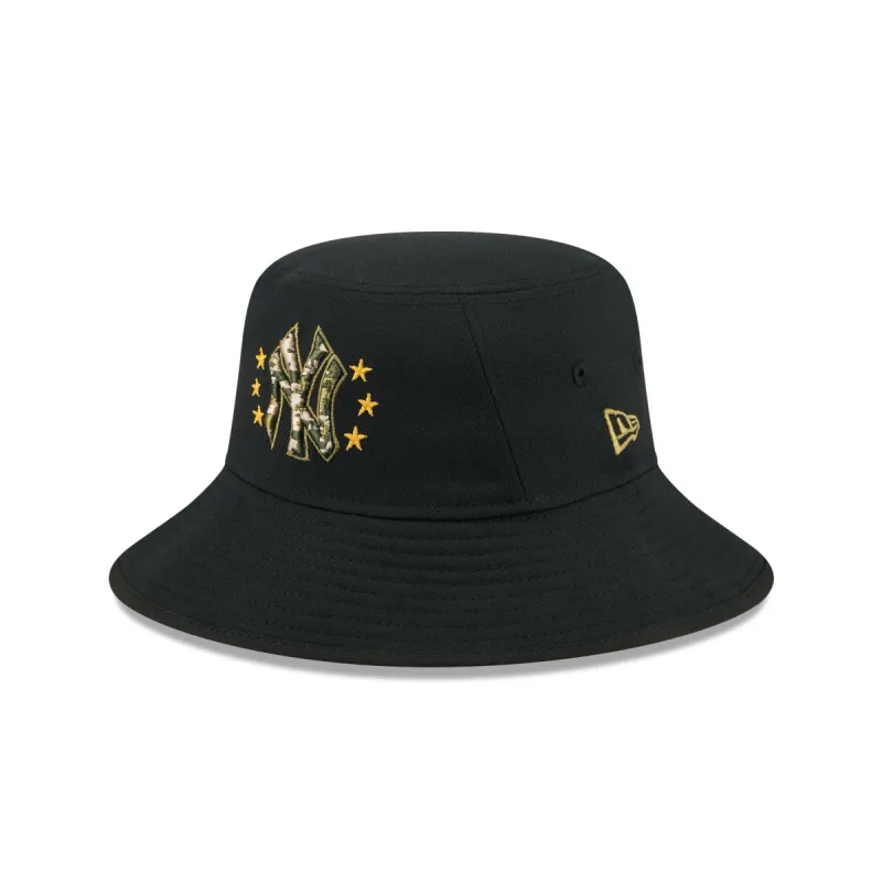 New York Yankees Armed Forces Day 2024 Stretch Bucket Hat sold by New Era