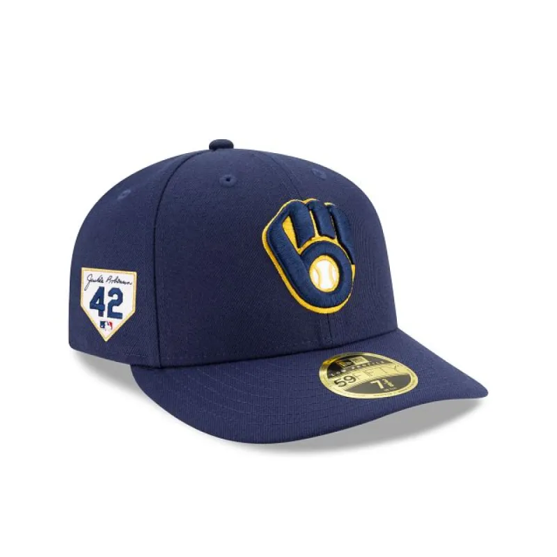 Milwaukee Brewers Jackie Robinson Day 2023 Low Profile 59FIFTY Fitted Hat sold by New Era