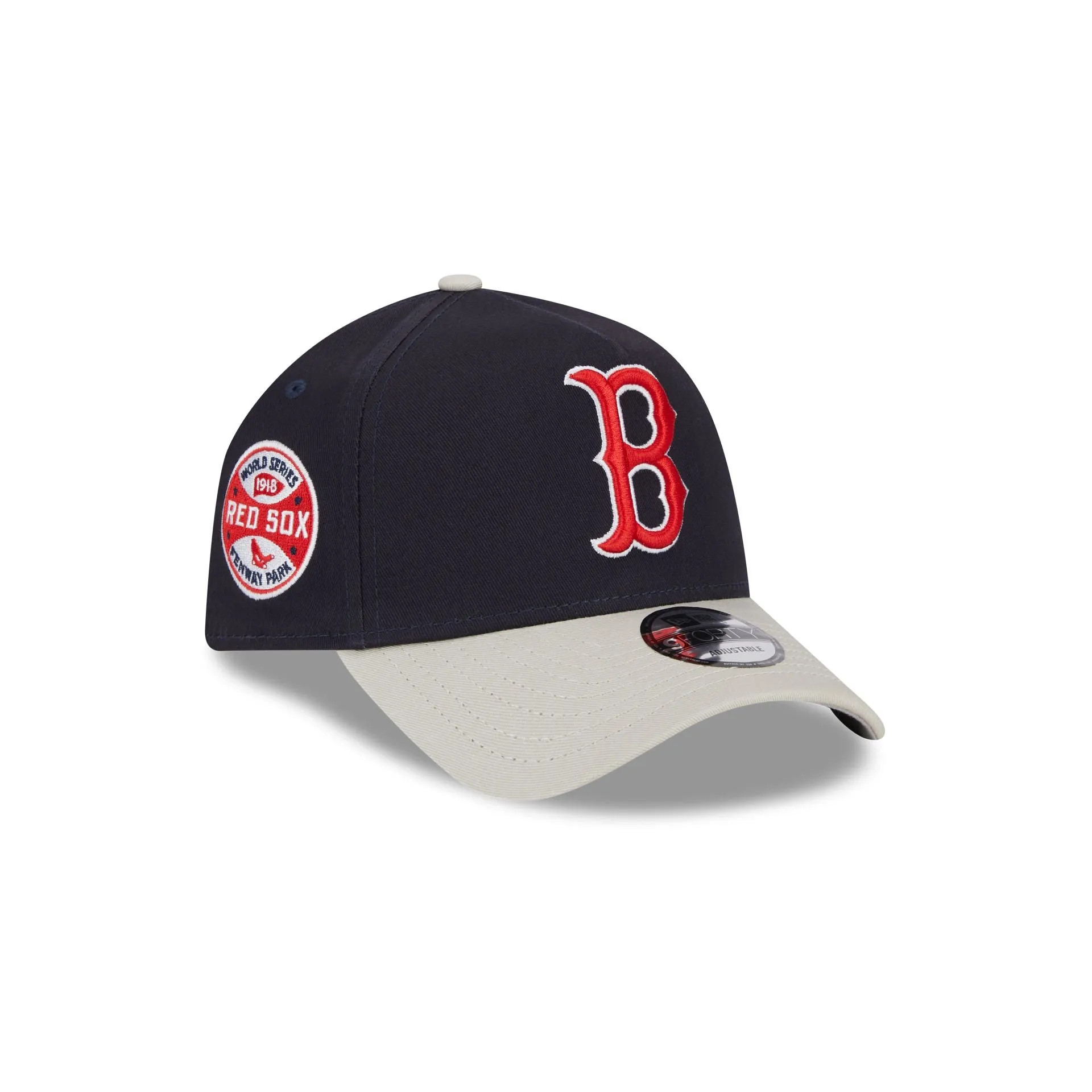 Boston Red Sox Coop Logo Select 9FORTY A-Frame Snapback Hat sold by New Era