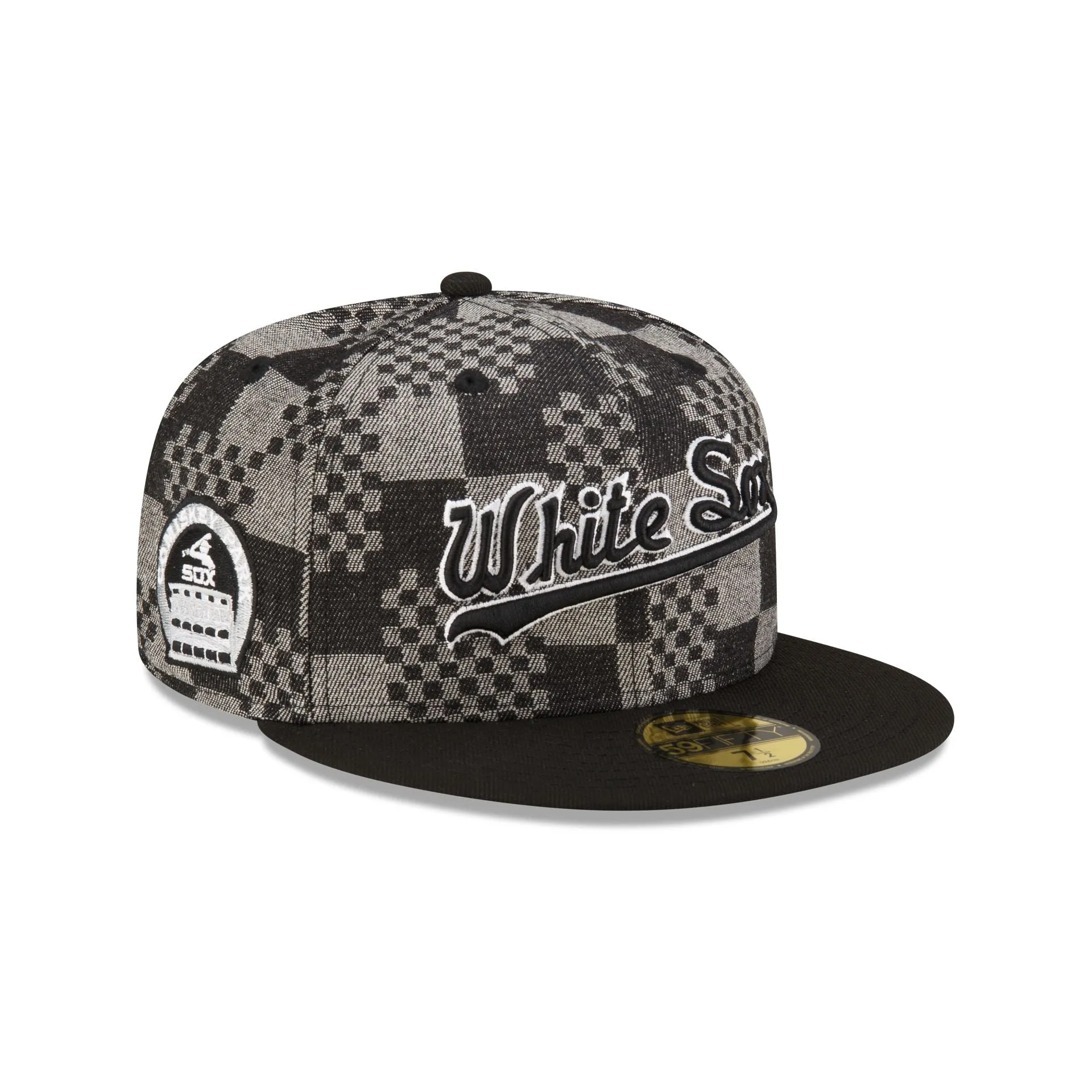 Chicago White Sox Pattern Denim 59FIFTY Fitted Hat sold by New Era