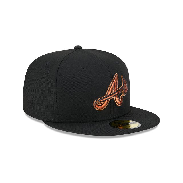 Atlanta Braves Metallic Pop 59FIFTY Fitted Hat sold by New Era product image thumbnail 3
