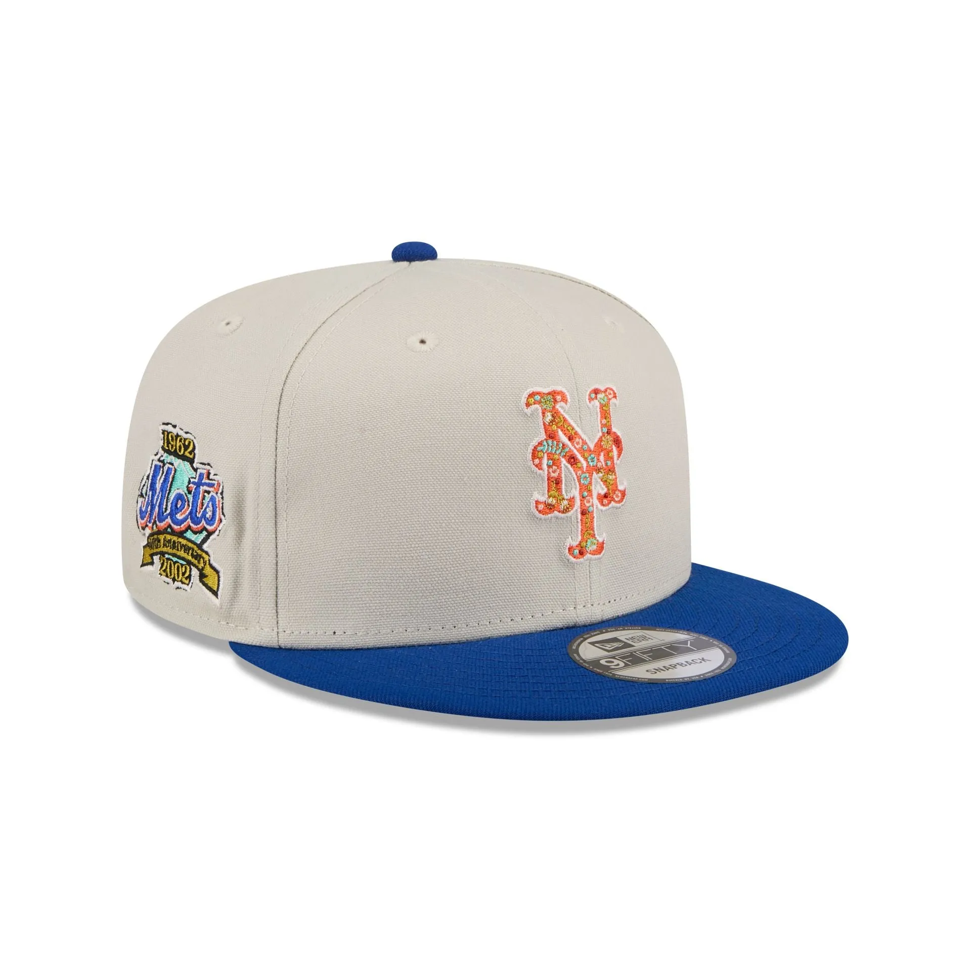New York Mets Floral Fill 9FIFTY Snapback Hat sold by New Era