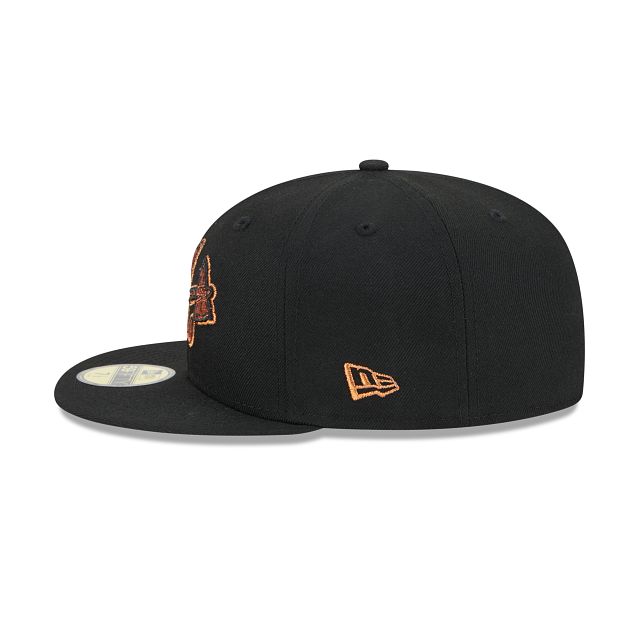 Atlanta Braves Metallic Pop 59FIFTY Fitted Hat sold by New Era product image thumbnail 4