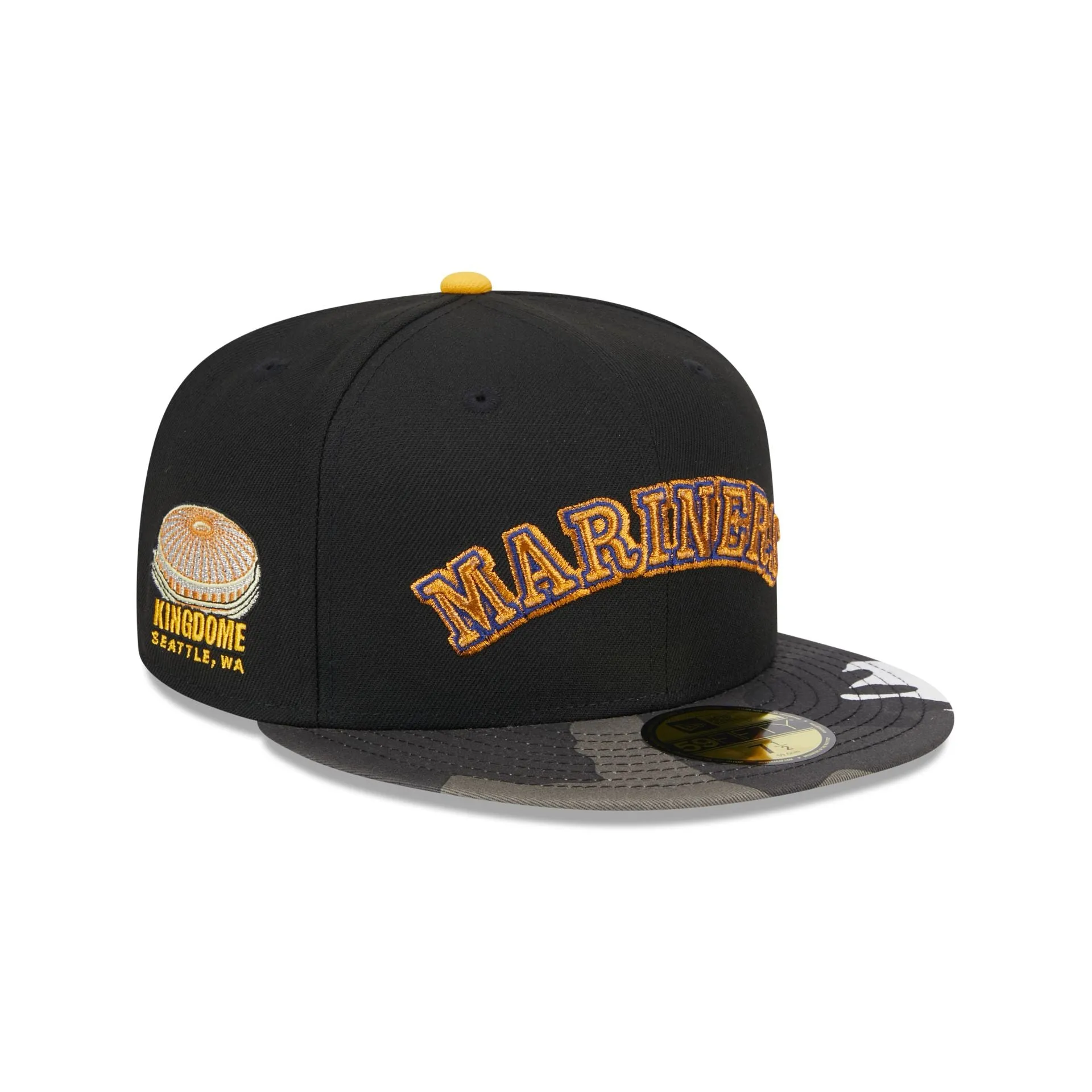 Seattle Mariners Metallic Camo 59FIFTY Fitted Hat sold by New Era