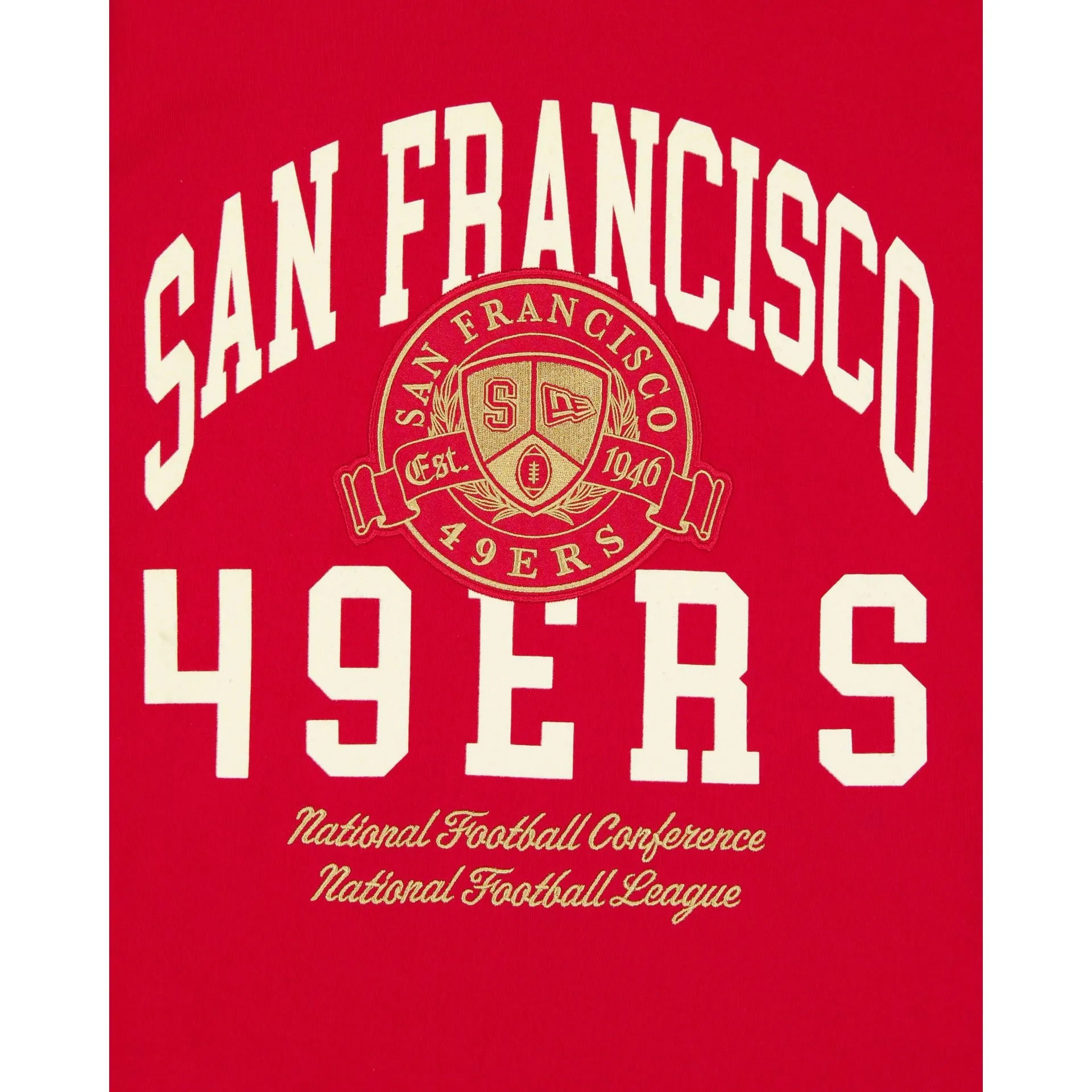 San Francisco 49ers Letterman Classic T-Shirt sold by New Era product image thumbnail 4