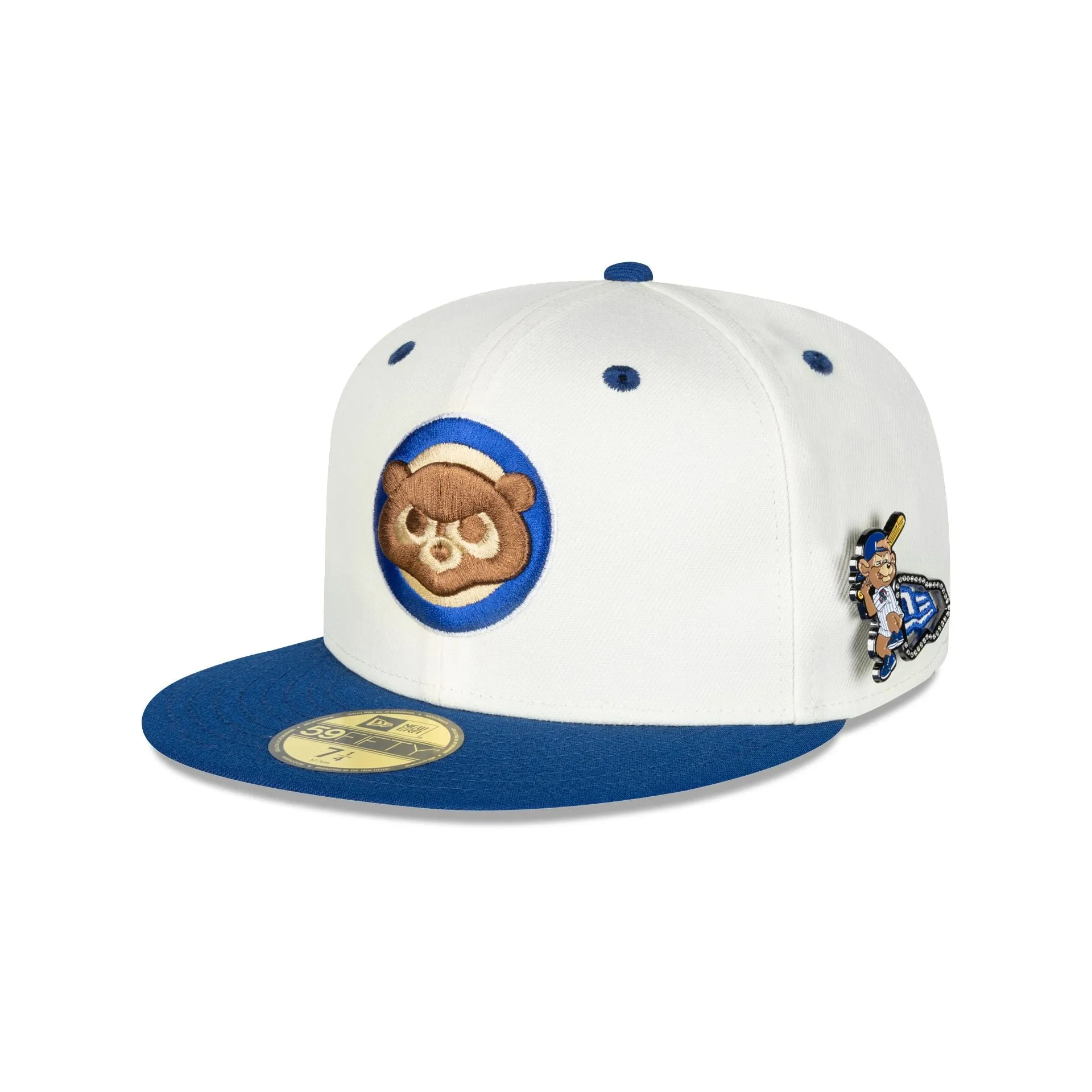 Chicago Cubs Mascot Pin 59FIFTY Fitted Hat sold by New Era