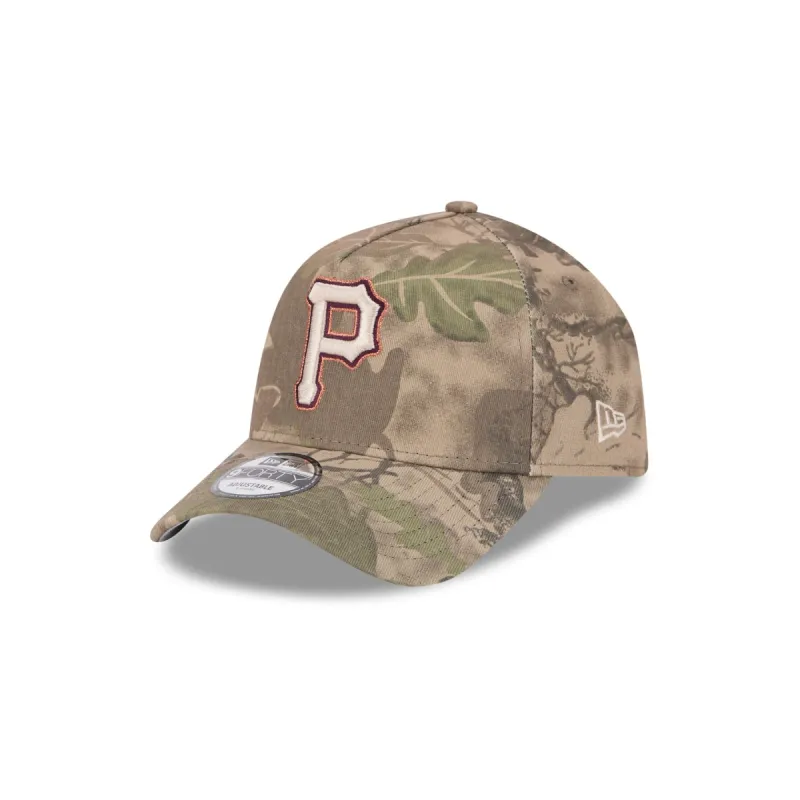 Pittsburgh Pirates Leaf Camo 9FORTY A-Frame Snapback Hat sold by New Era