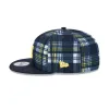 Michigan Wolverines Plaid 9FIFTY Snapback Hat sold by New Era