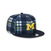 Michigan Wolverines Plaid 9FIFTY Snapback Hat sold by New Era