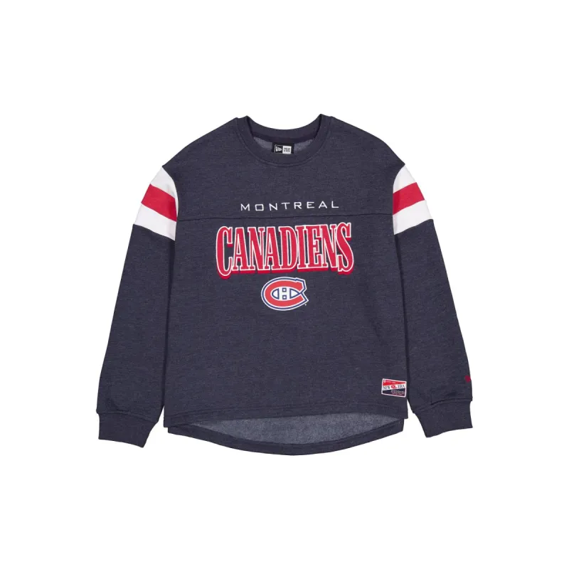 Montreal Canadiens Throwback Women's Crewneck sold by New Era
