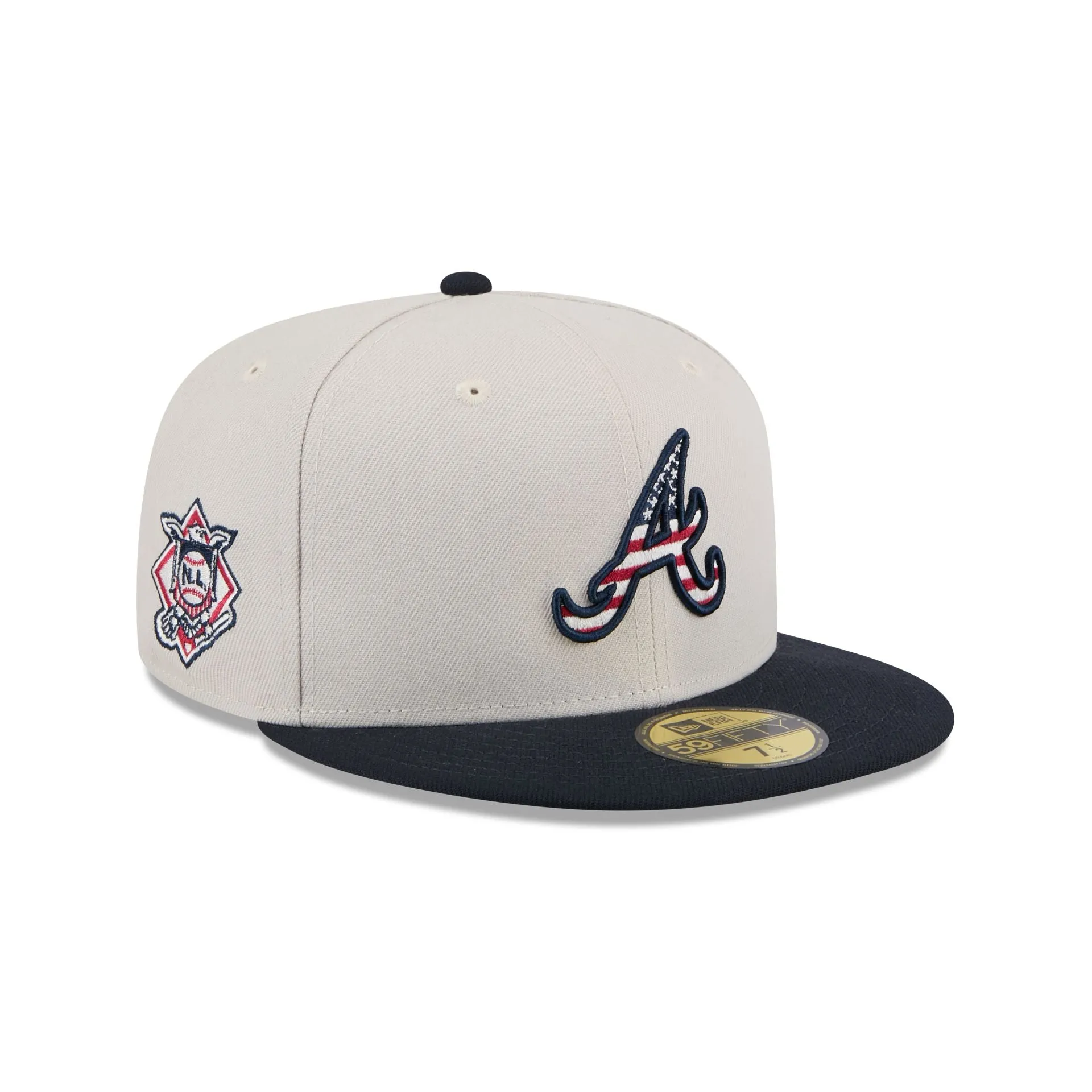 Atlanta Braves Independence Day 2024 59FIFTY Fitted Hat sold by New Era
