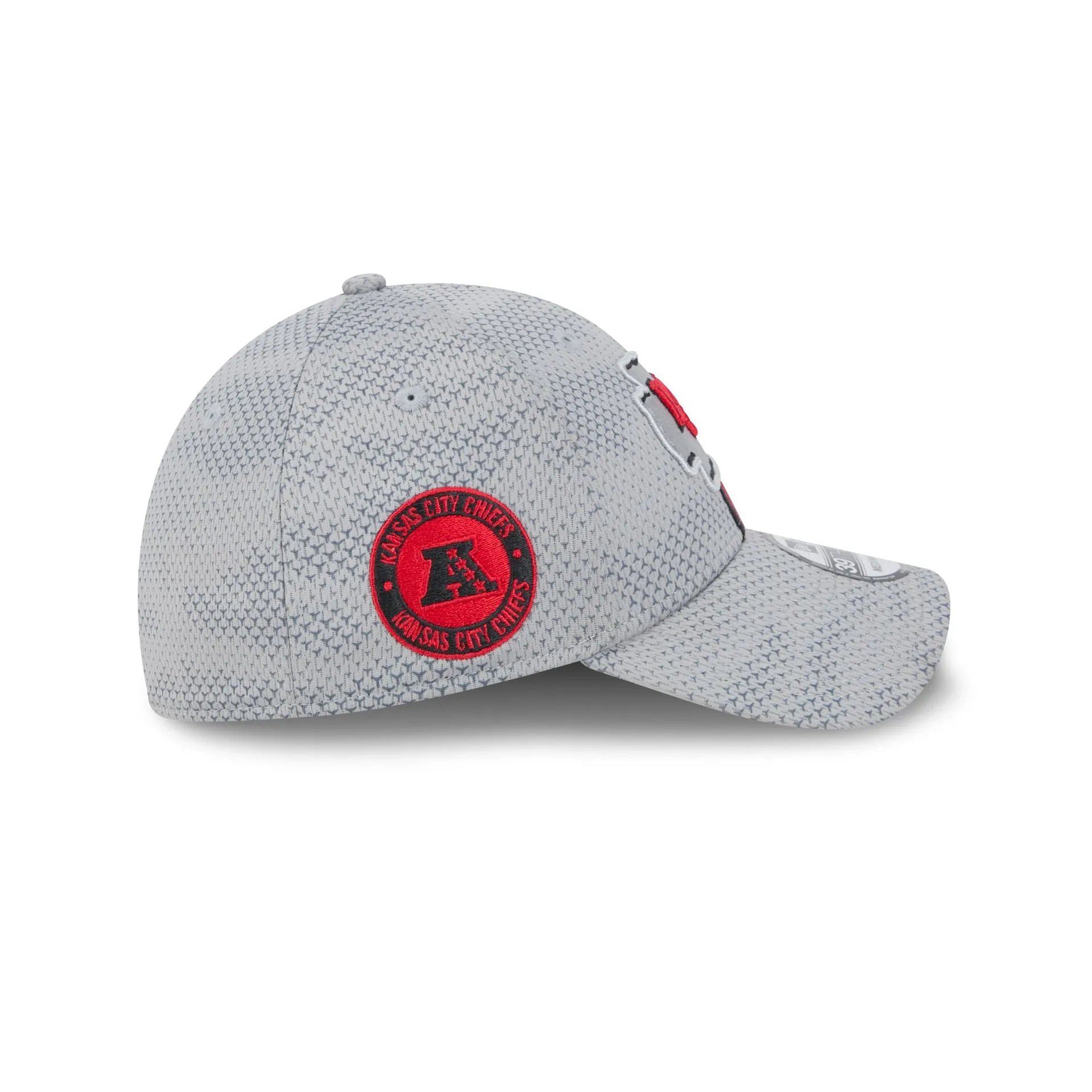 Kansas City Chiefs 2024 Sideline Gray 39THIRTY Stretch Fit Hat sold by New Era product image thumbnail 4