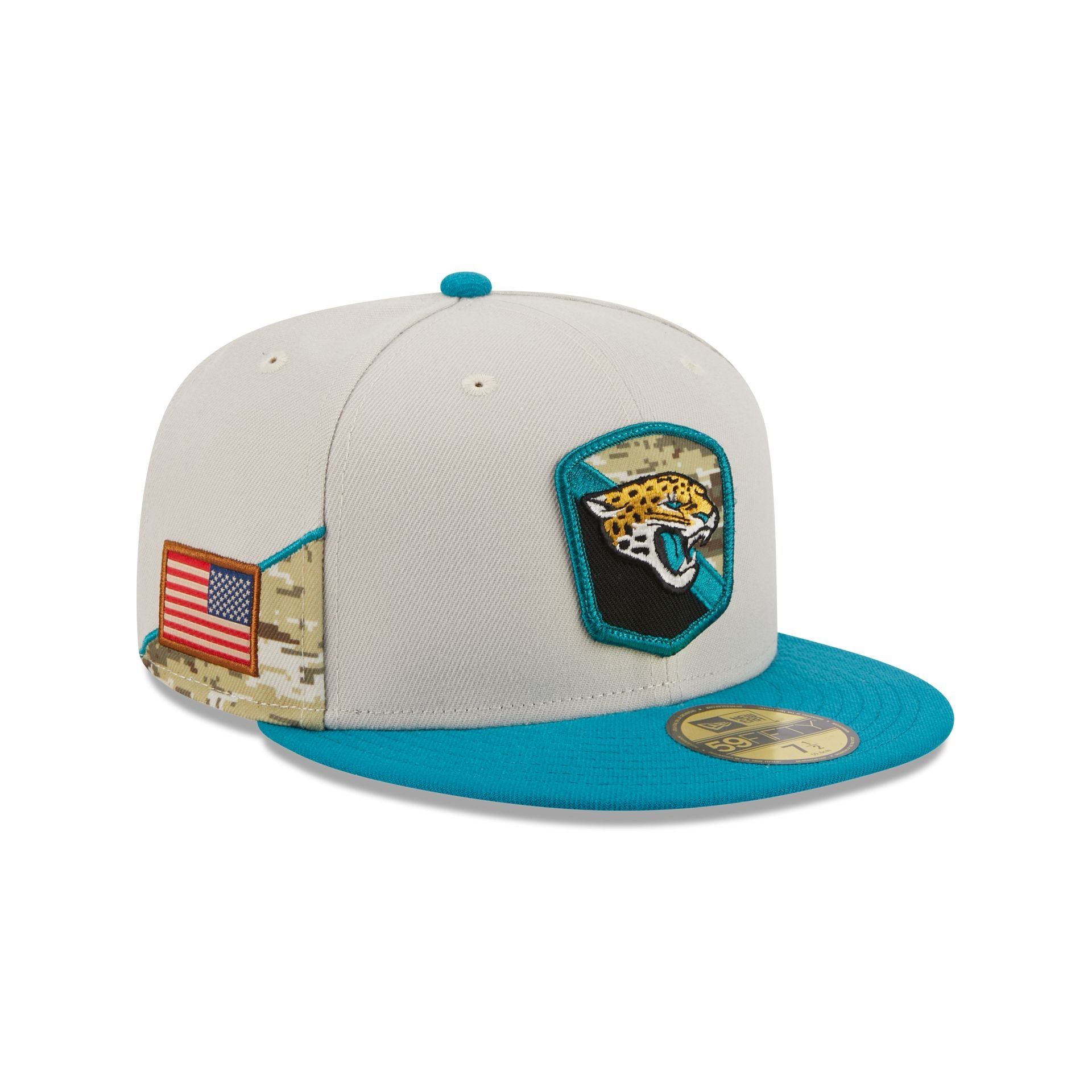 Jacksonville Jaguars 2023 Salute to Service 59FIFTY Fitted Hat sold by New Era