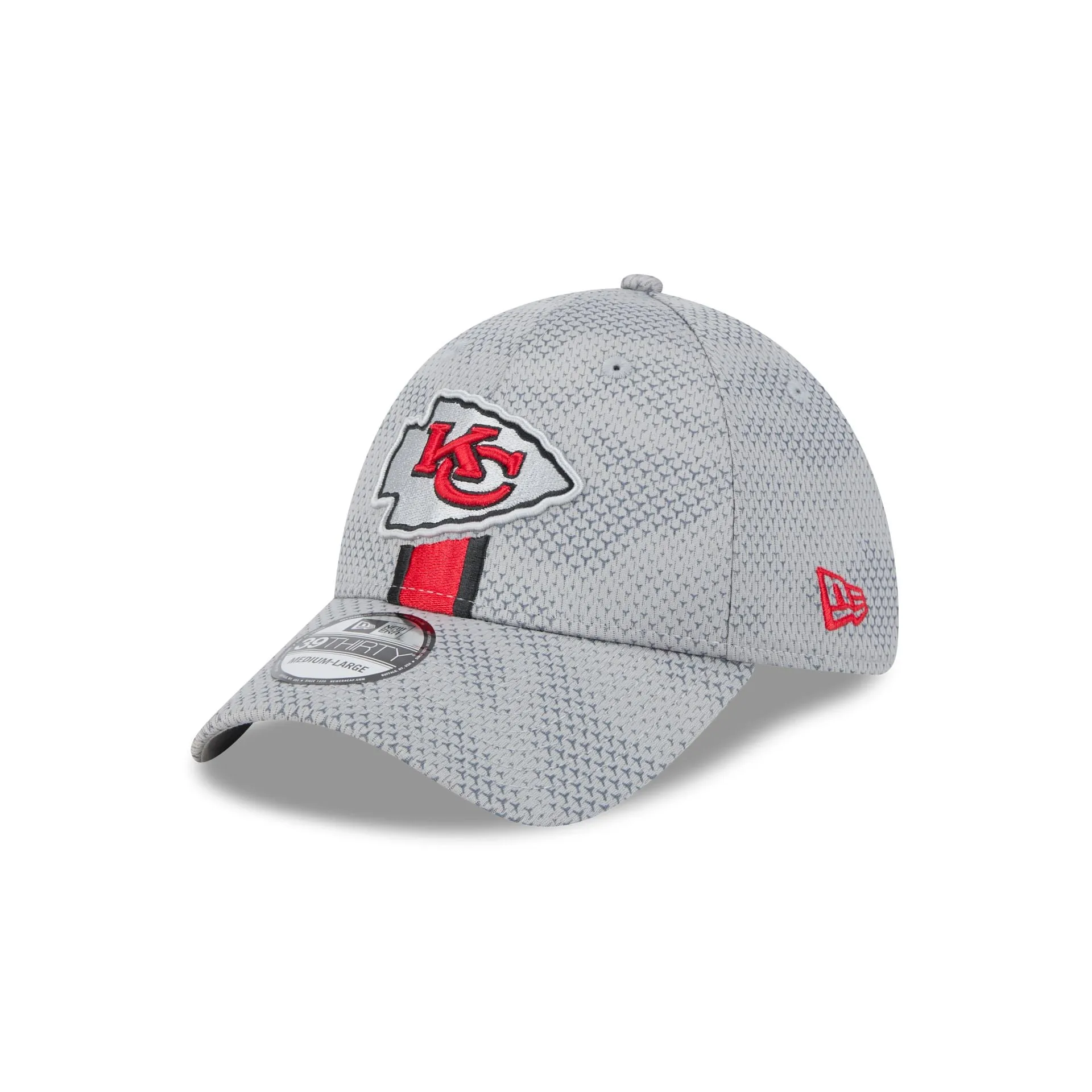 Kansas City Chiefs 2024 Sideline Gray 39THIRTY Stretch Fit Hat sold by New Era product image thumbnail 3