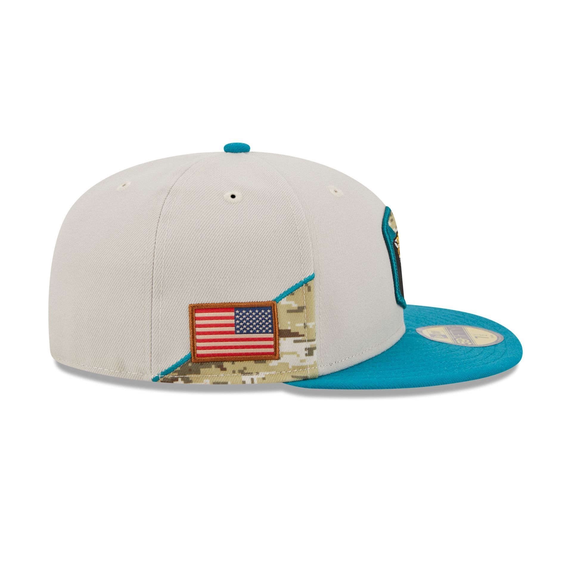 Jacksonville Jaguars 2023 Salute to Service 59FIFTY Fitted Hat sold by New Era product image thumbnail 4