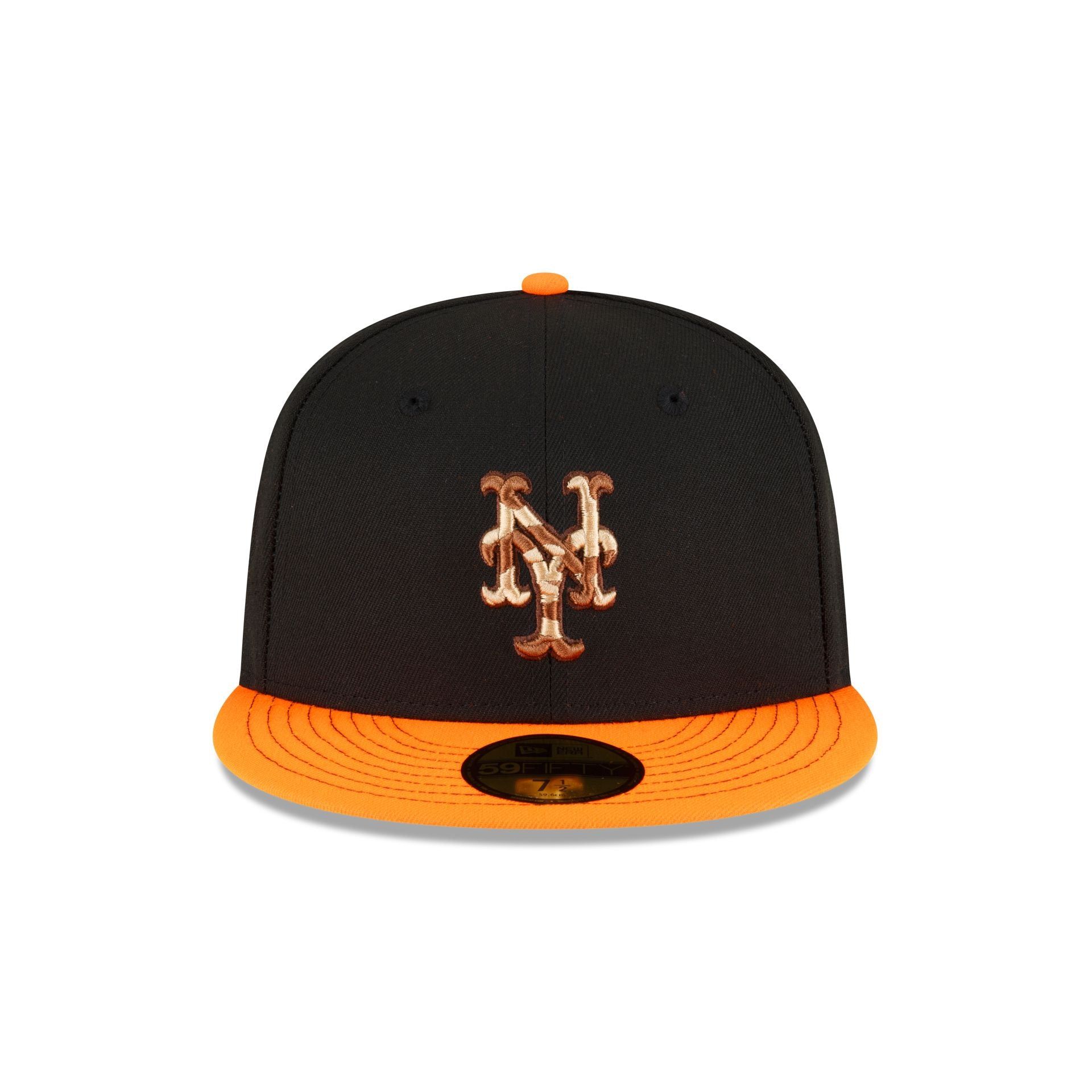 Just Caps Orange Visor New York Mets 59FIFTY Fitted Hat sold by New Era product image thumbnail 2