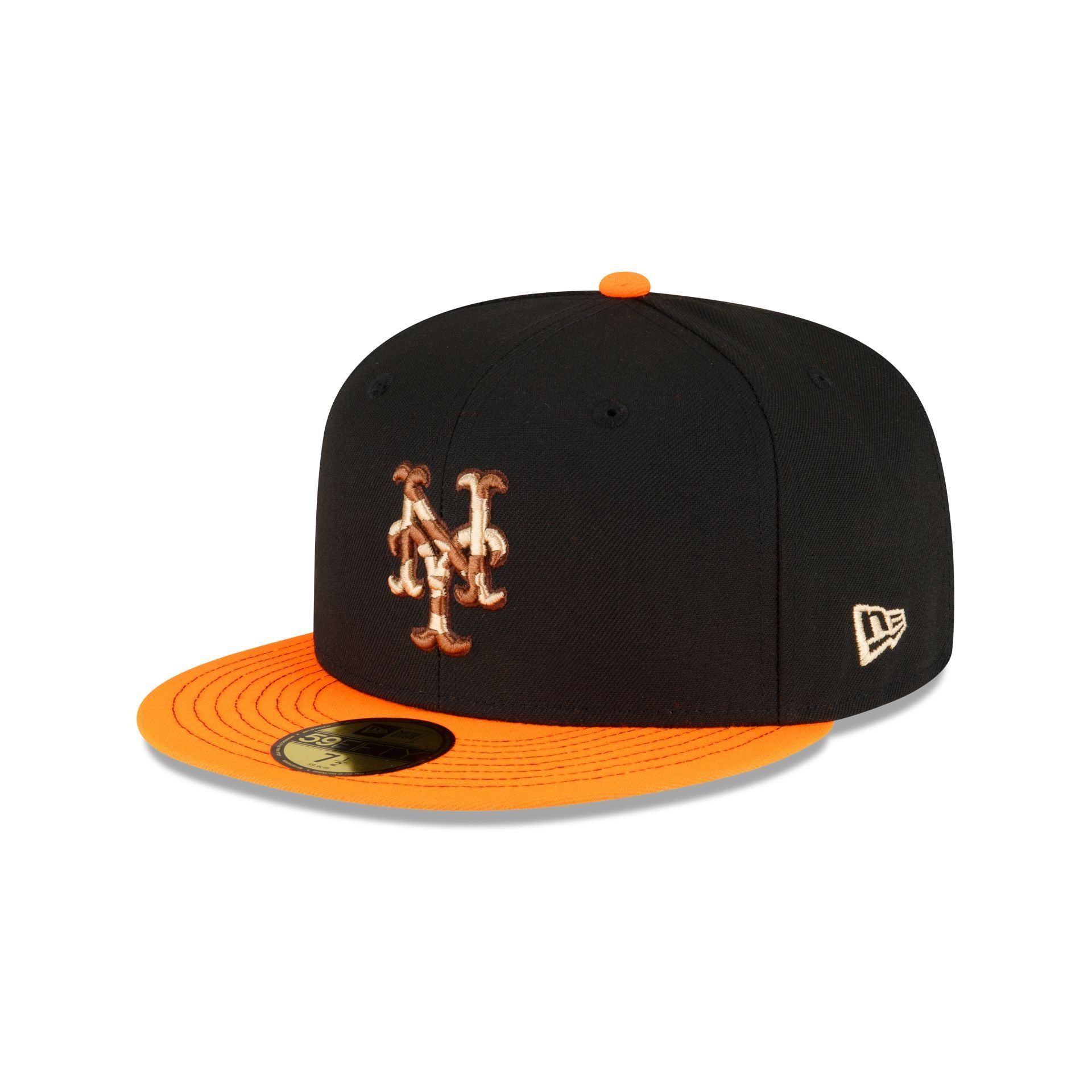Just Caps Orange Visor New York Mets 59FIFTY Fitted Hat sold by New Era product image thumbnail 3