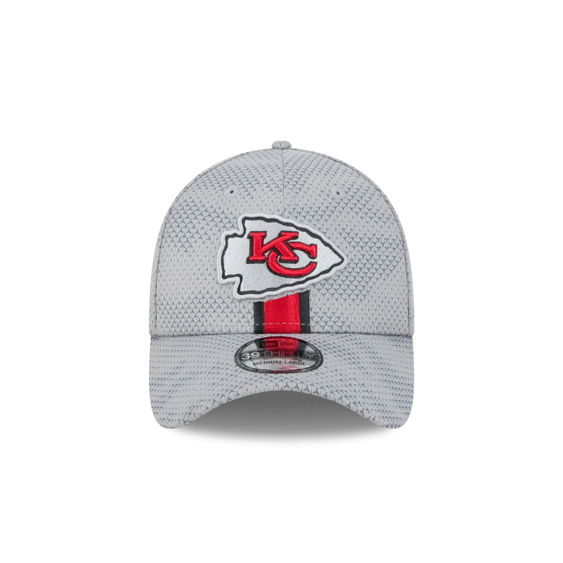 Kansas City Chiefs 2024 Sideline Gray 39THIRTY Stretch Fit Hat sold by New Era product image thumbnail 2