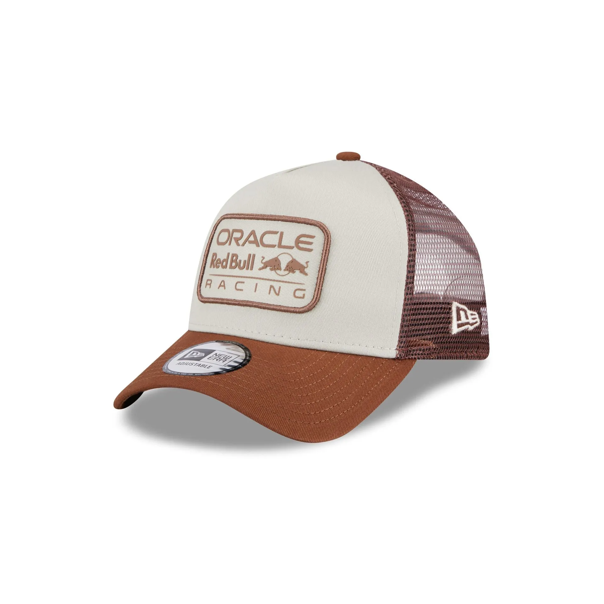 Oracle Red Bull Racing Brown 9FORTY A-Frame Trucker Hat sold by New Era