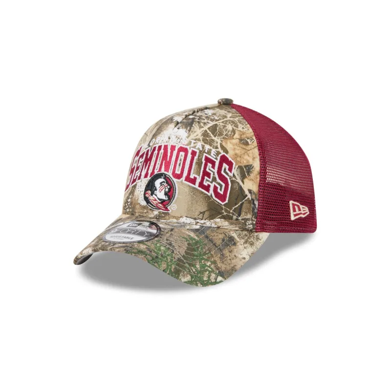 Florida State Seminoles Active 9FORTY A-Frame Trucker Hat sold by New Era