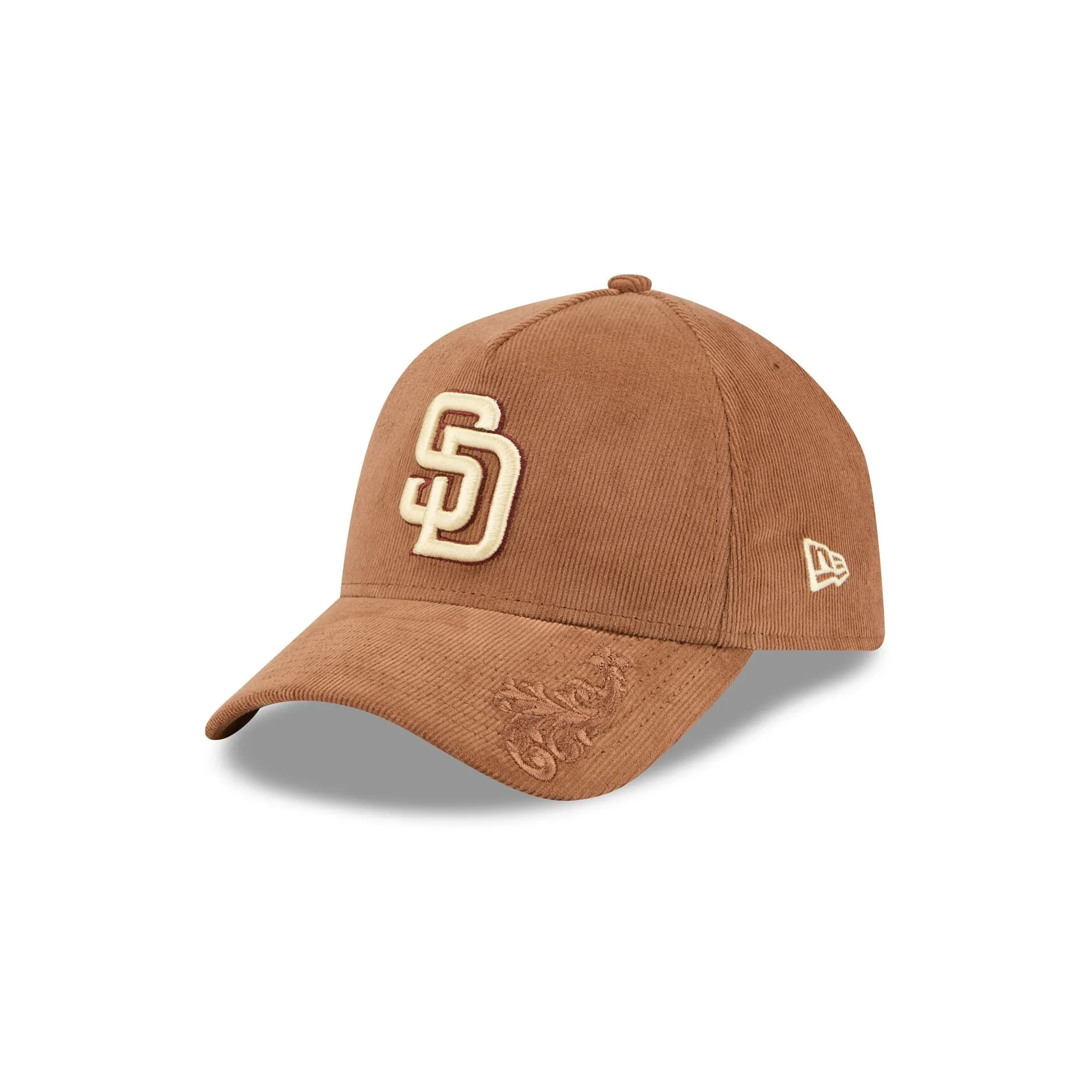 San Diego Padres Ornamental Cord 9FORTY A-Frame Snapback Hat sold by New Era