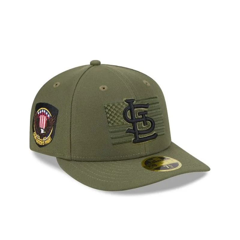St. Louis Cardinals Armed Forces Day 2023 Low Profile 59FIFTY Fitted Hat sold by New Era