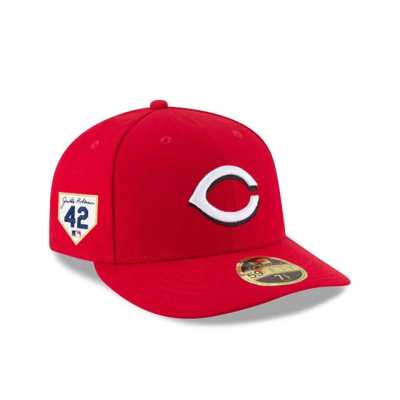 Cincinnati Reds Jackie Robinson Day 2023 Low Profile 59FIFTY Fitted Hat sold by New Era