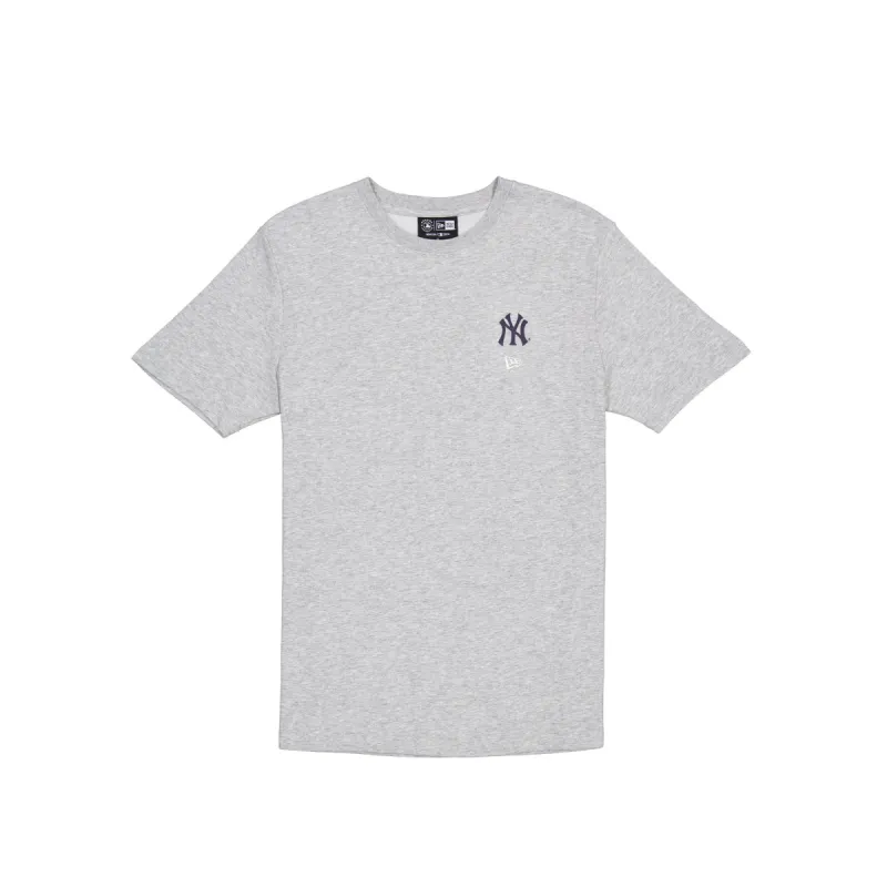 New York Yankees Logo Essentials Gray T-Shirt sold by New Era