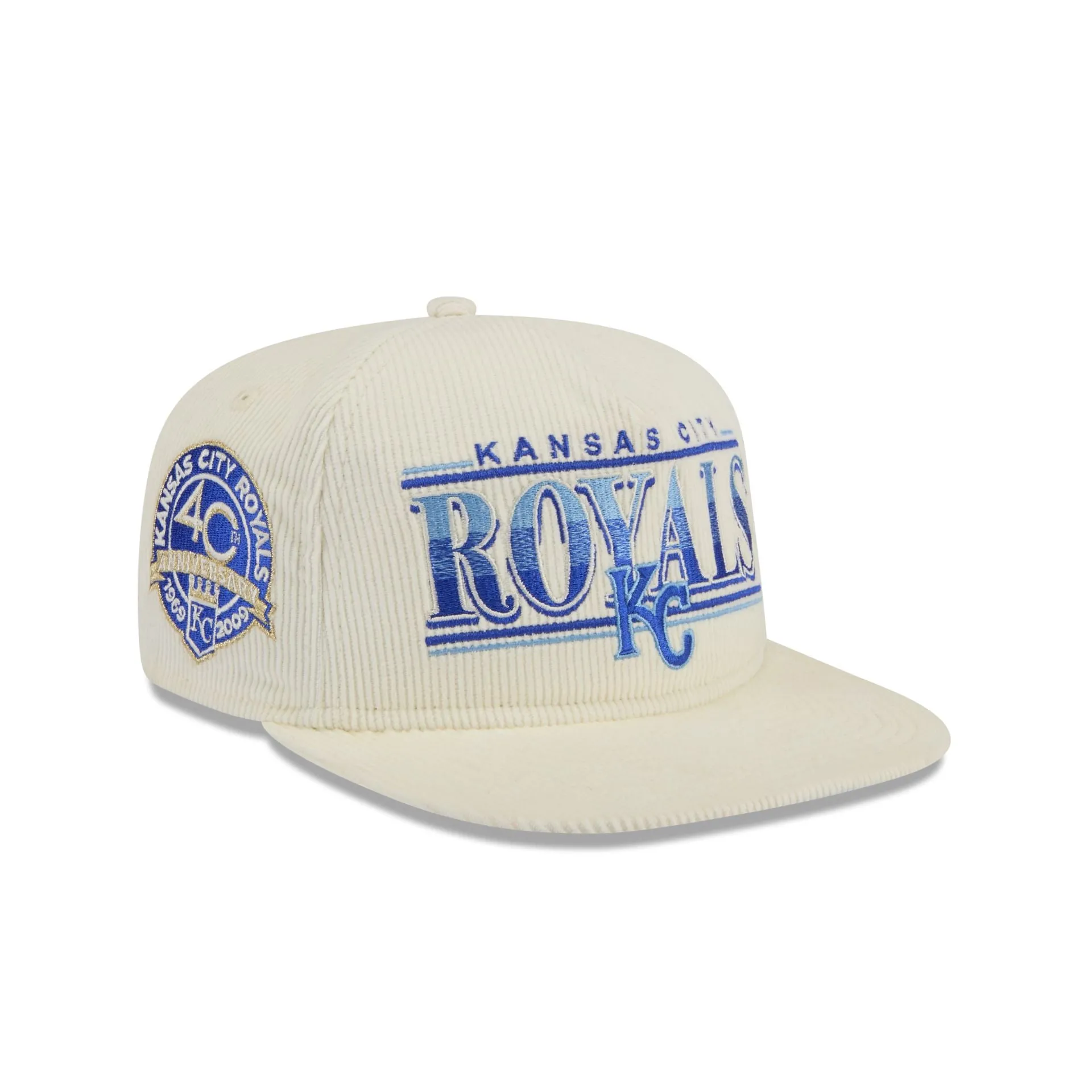 Kansas City Royals Throwback Corduroy Golfer Hat sold by New Era