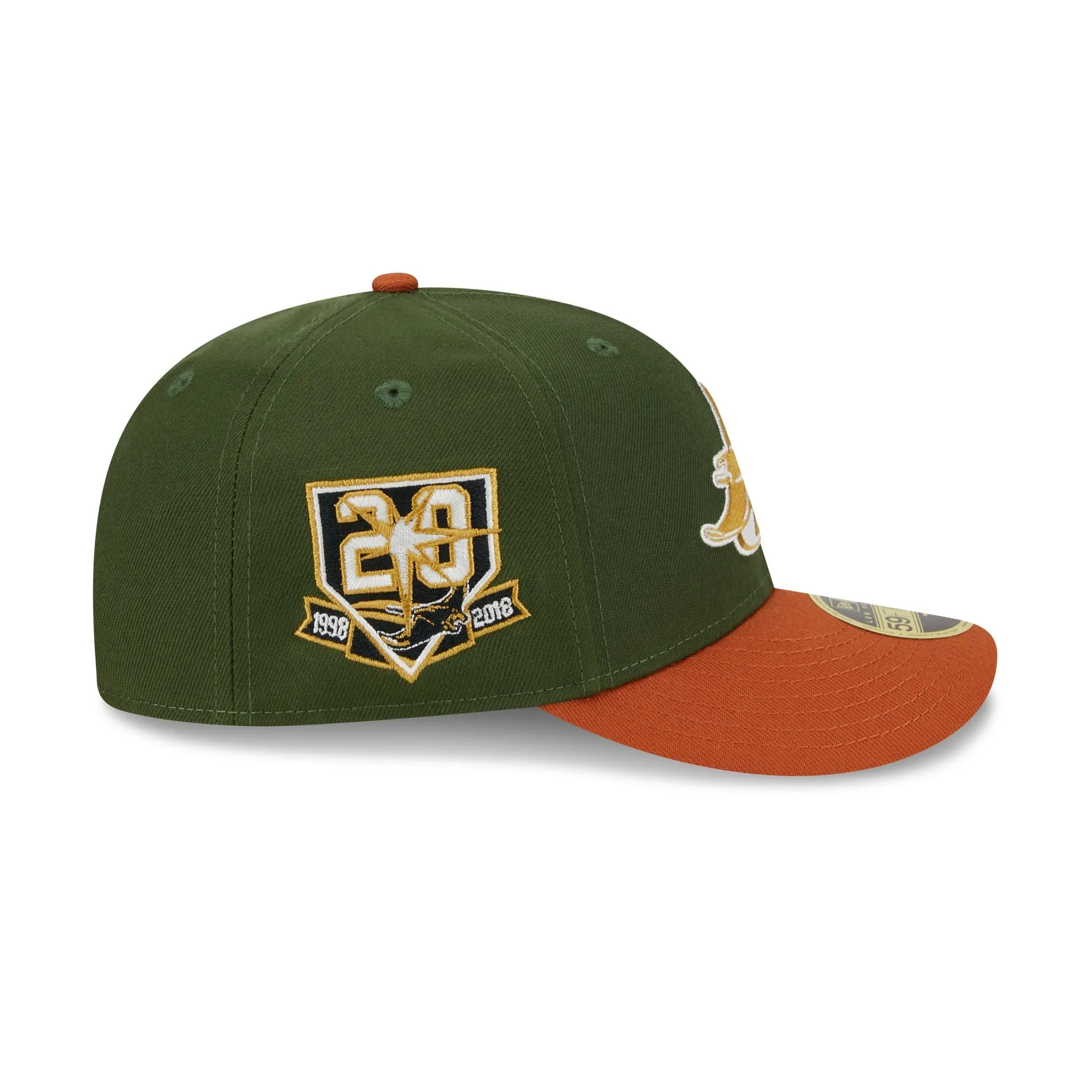 Tampa Bay Rays Scarlet Low Profile 59FIFTY Fitted Hat sold by New Era product image thumbnail 4