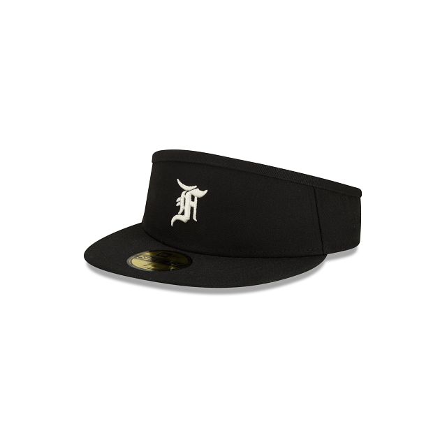 Fear of God Essentials Black 59FIFTY Visor Hat sold by New Era