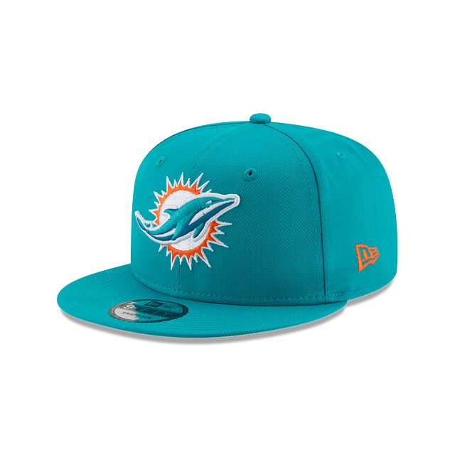 Miami Dolphins Basic Alt 9FIFTY Snapback Hat sold by New Era