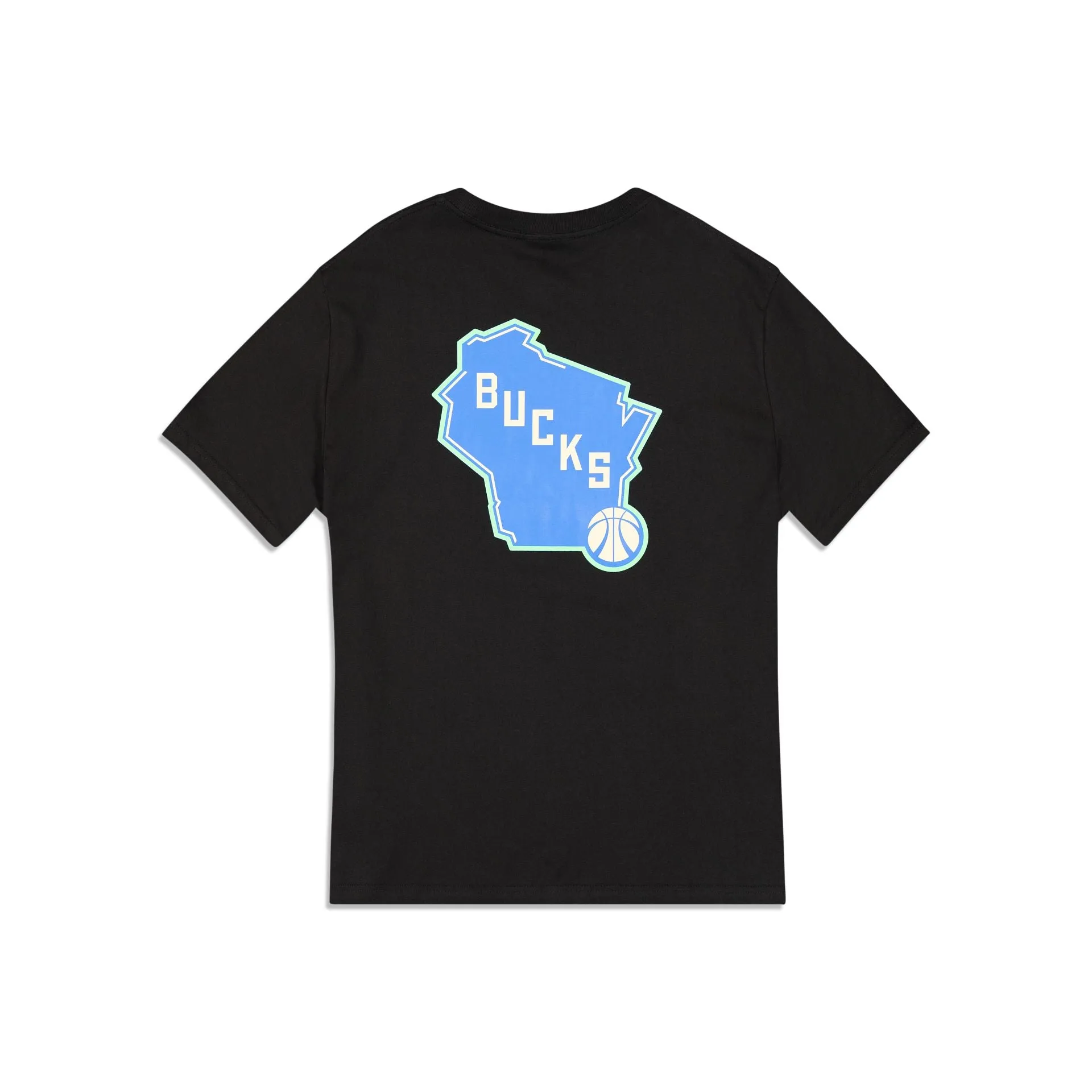 Milwaukee Bucks 2023 City Edition Black T-Shirt sold by New Era product image thumbnail 3