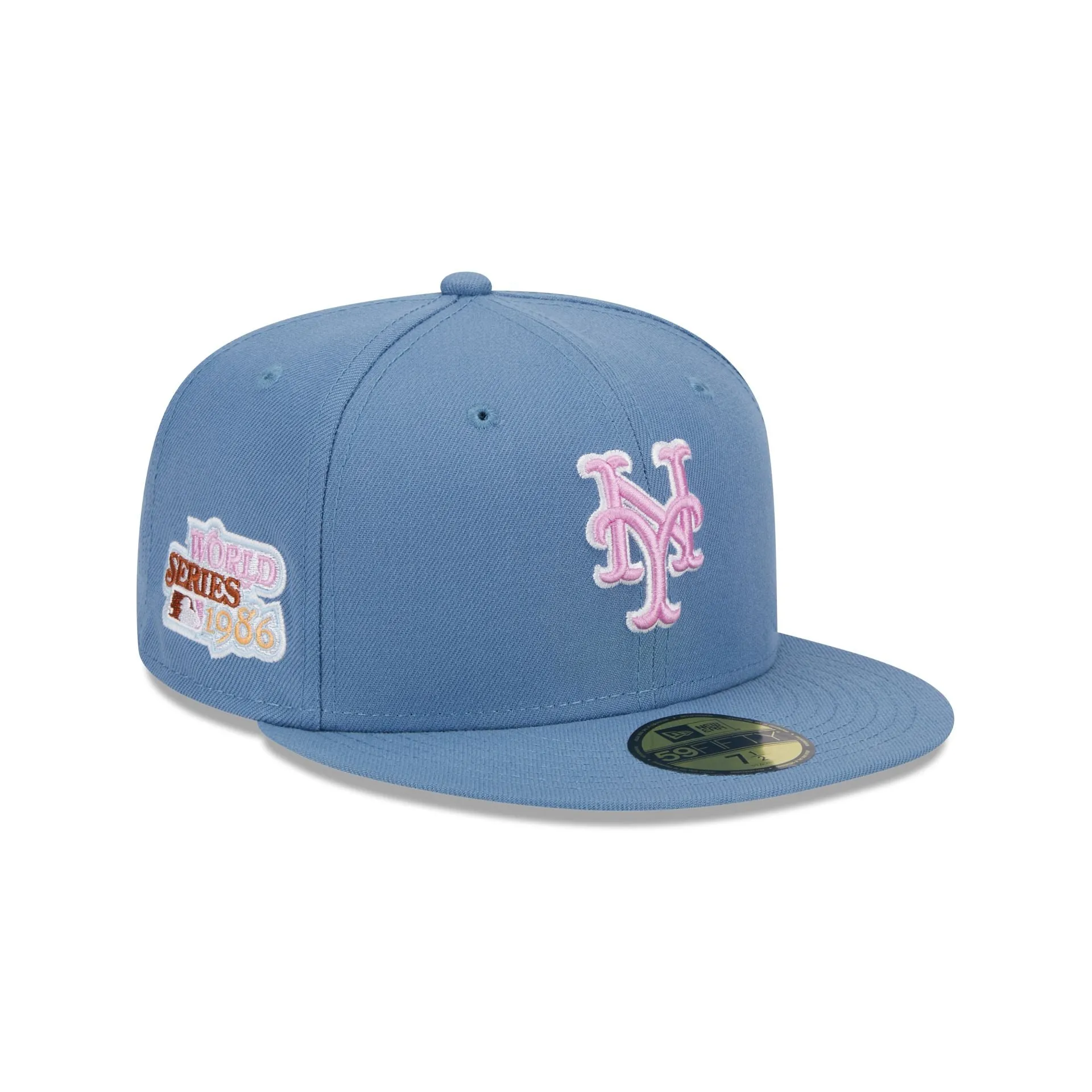 New York Mets Color Pack Faded Blue 59FIFTY Fitted Hat sold by New Era