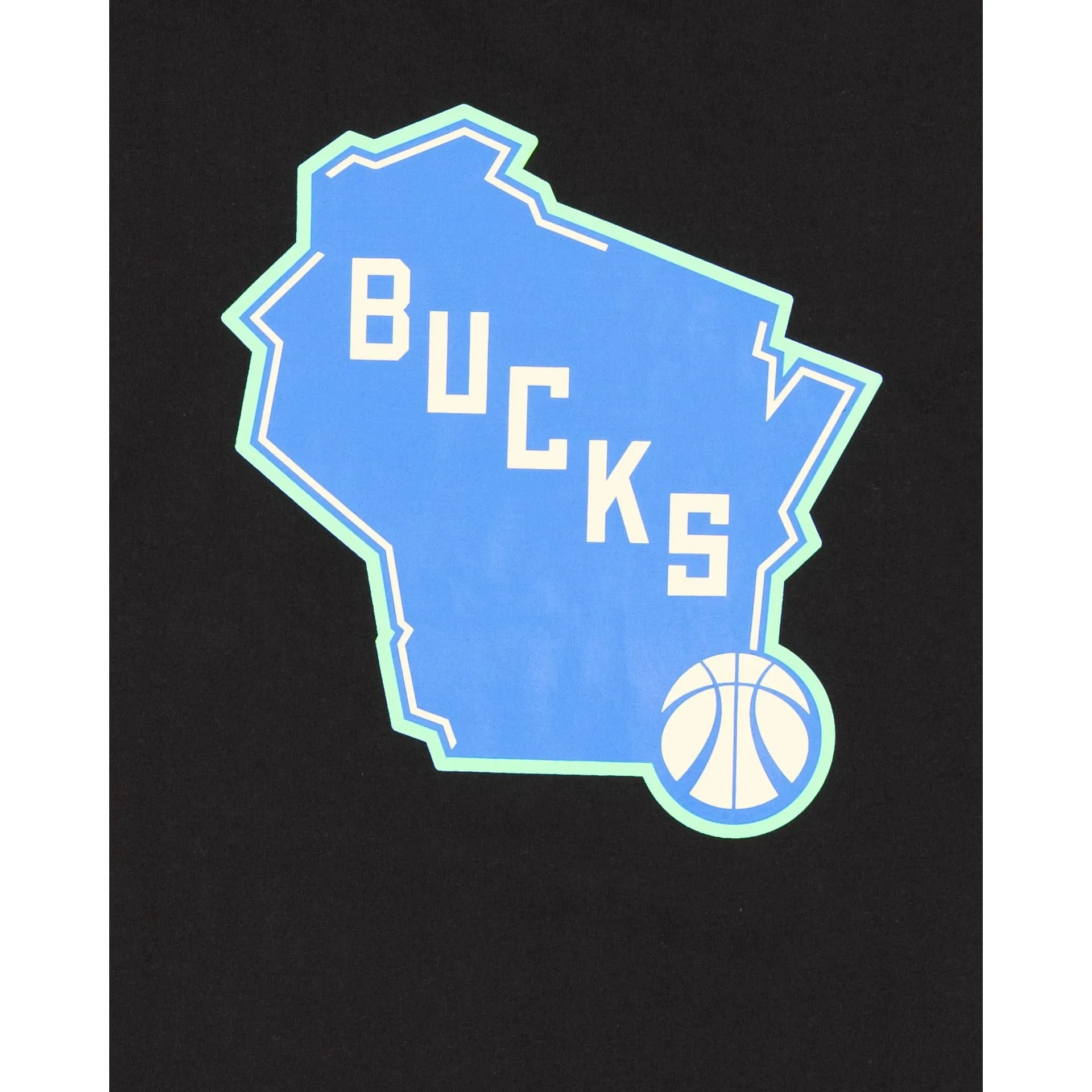 Milwaukee Bucks 2023 City Edition Black T-Shirt sold by New Era product image thumbnail 5