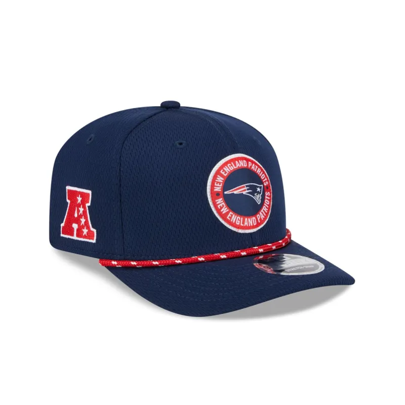 New England Patriots 2024 Sideline 9SEVENTY Stretch-Snap Hat sold by New Era