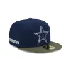 Dallas Cowboys Olive Visor 59FIFTY Fitted Hat sold by New Era
