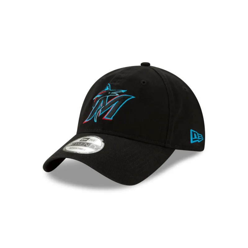 Miami Marlins Core Classic Game 9TWENTY Adjustable Hat sold by New Era