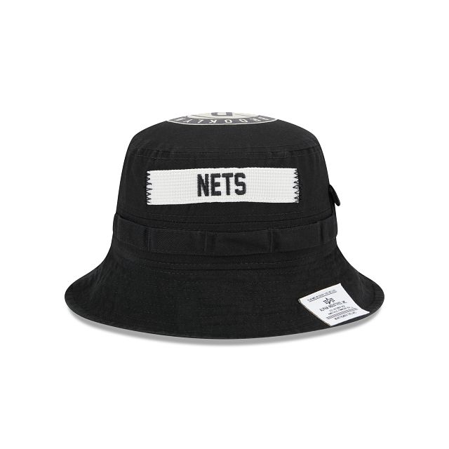 Alpha Industries X Brooklyn Nets Adventure Bucket Hat sold by New Era product image thumbnail 2