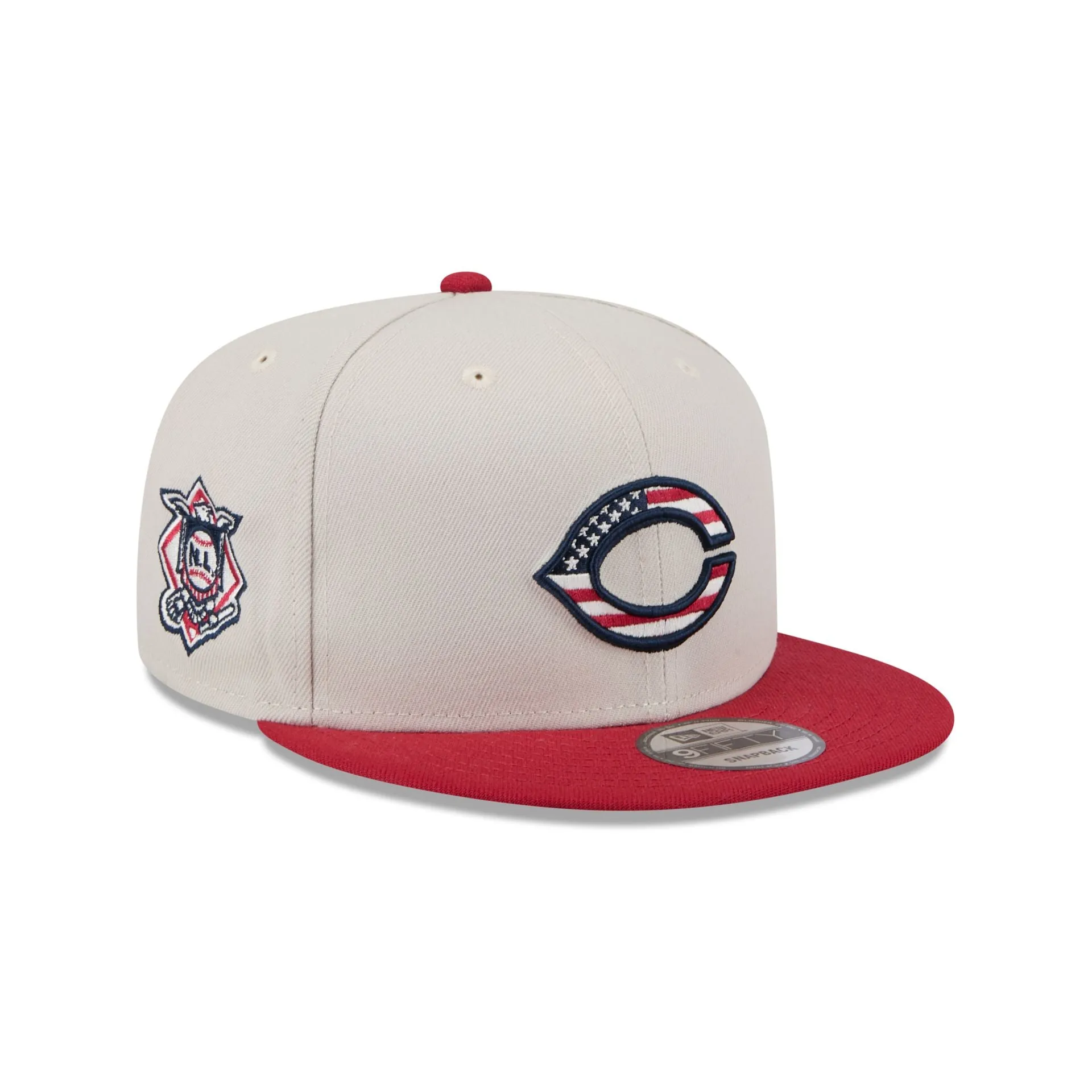Cincinnati Reds Independence Day 2024 9FIFTY Snapback Hat sold by New Era
