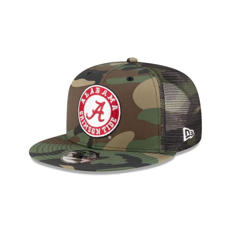 Alabama Crimson Tide Camo 9FIFTY Trucker Hat sold by New Era
