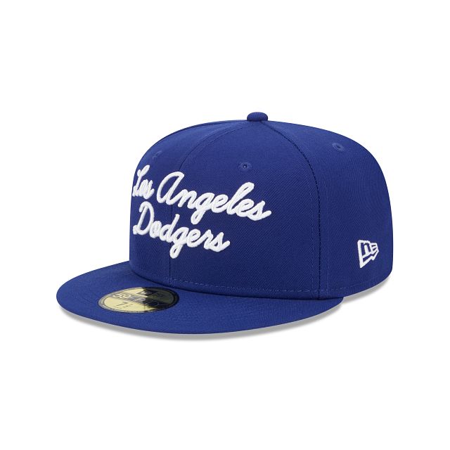 Los Angeles Dodgers Fairway Script 59FIFTY Fitted Hat sold by New Era