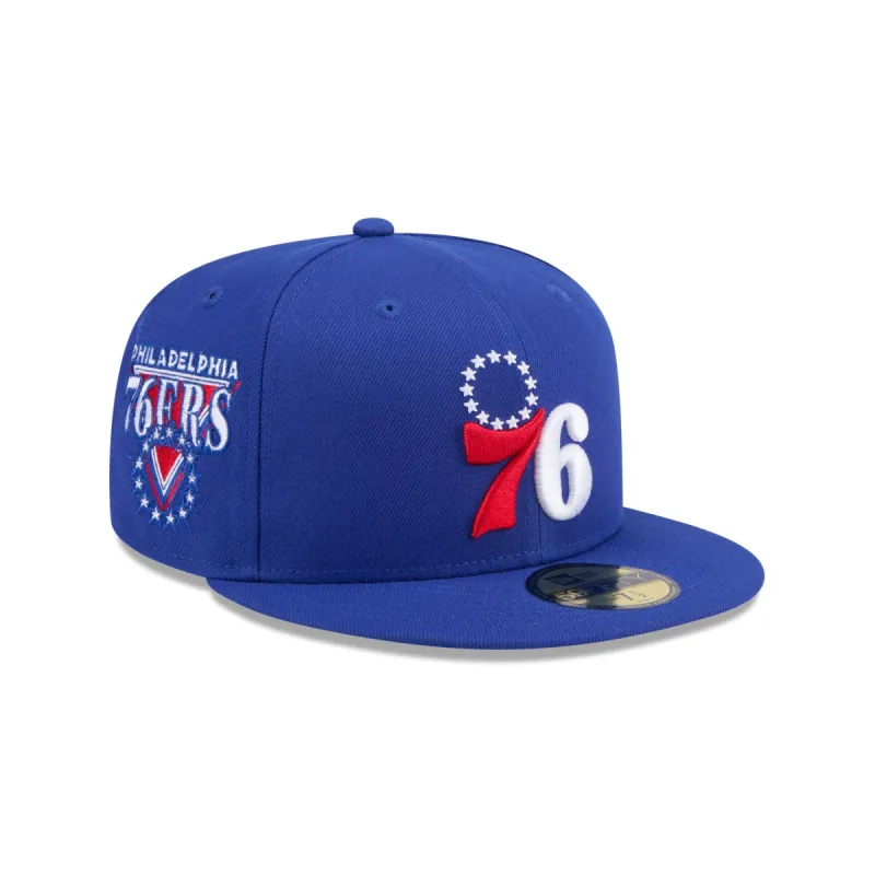 Philadelphia 76ers Throwback 59FIFTY Fitted Hat sold by New Era