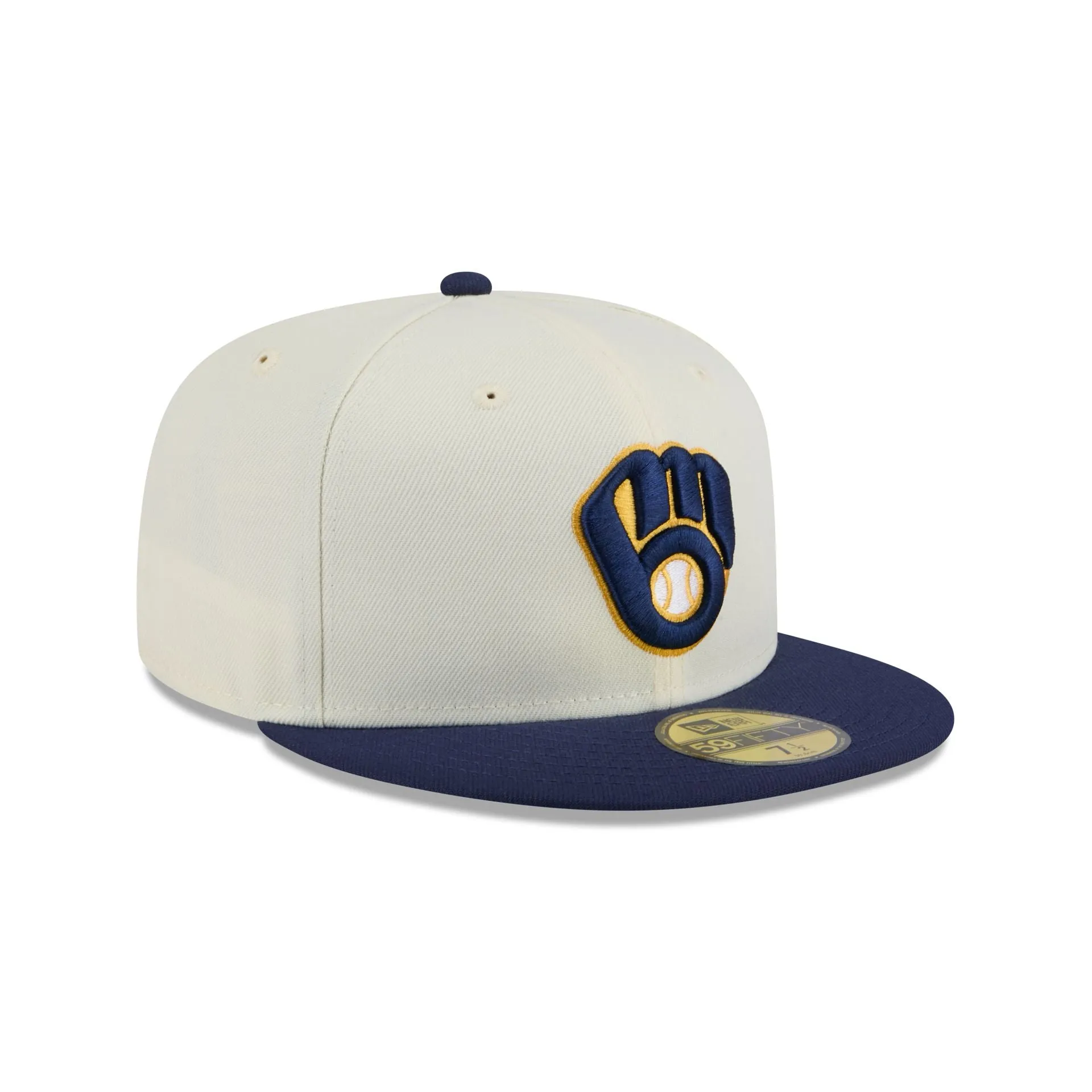 Milwaukee Brewers Chrome 59FIFTY Fitted Hat sold by New Era product image thumbnail 3