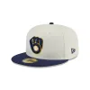 Milwaukee Brewers Chrome 59FIFTY Fitted Hat sold by New Era