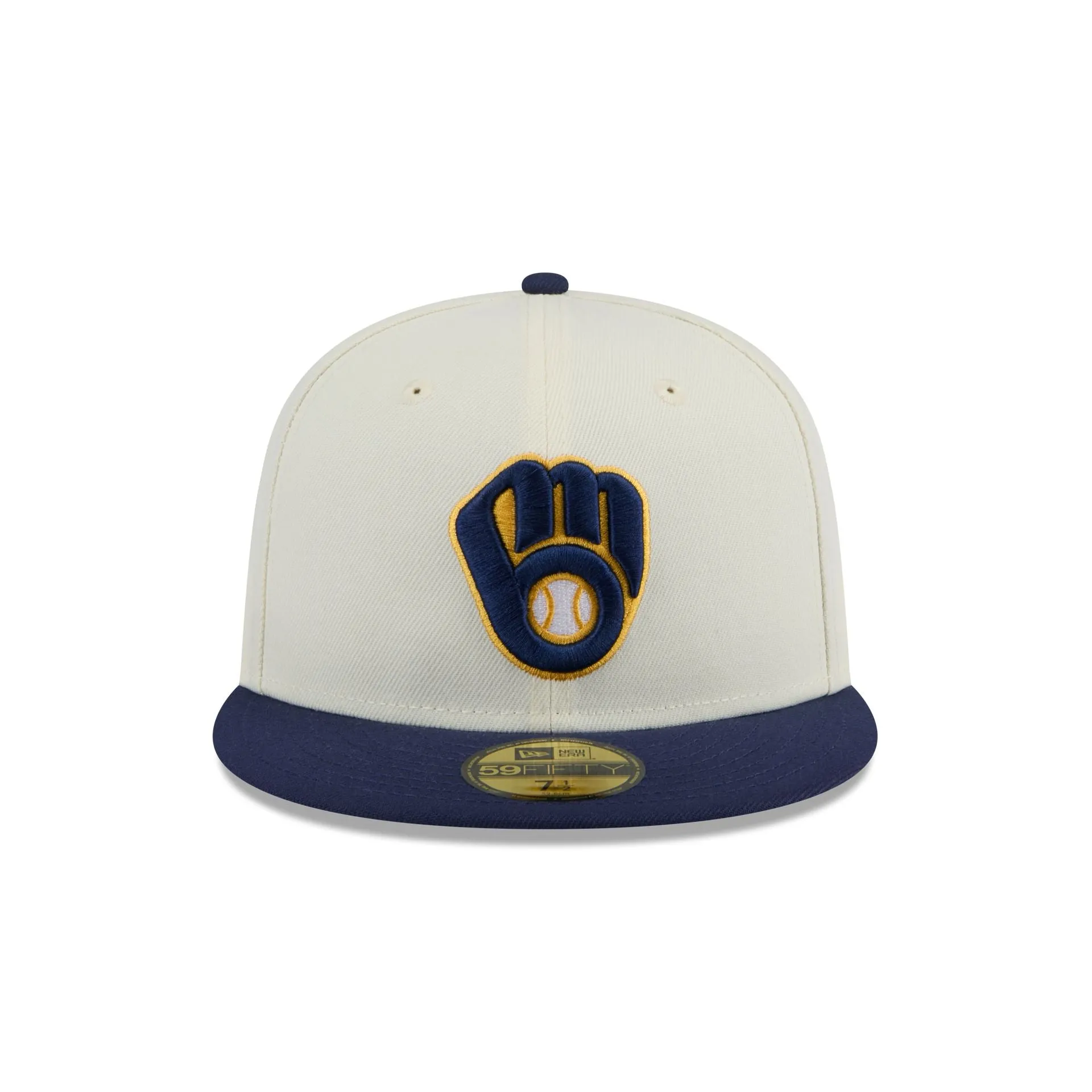 Milwaukee Brewers Chrome 59FIFTY Fitted Hat sold by New Era product image thumbnail 2