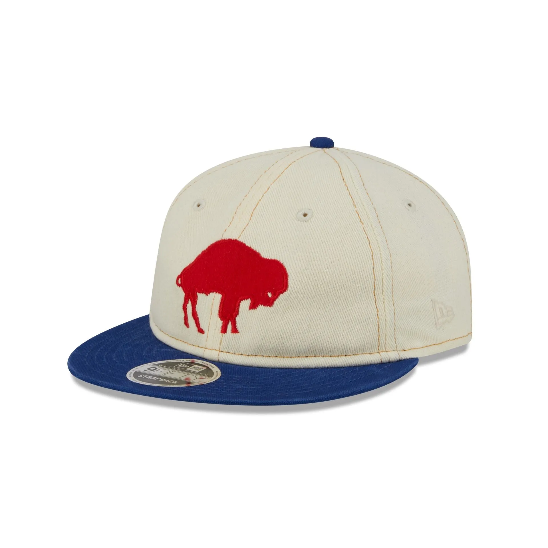 Buffalo Bills Chrome Denim Retro Crown 9FIFTY Adjustable Hat sold by New Era