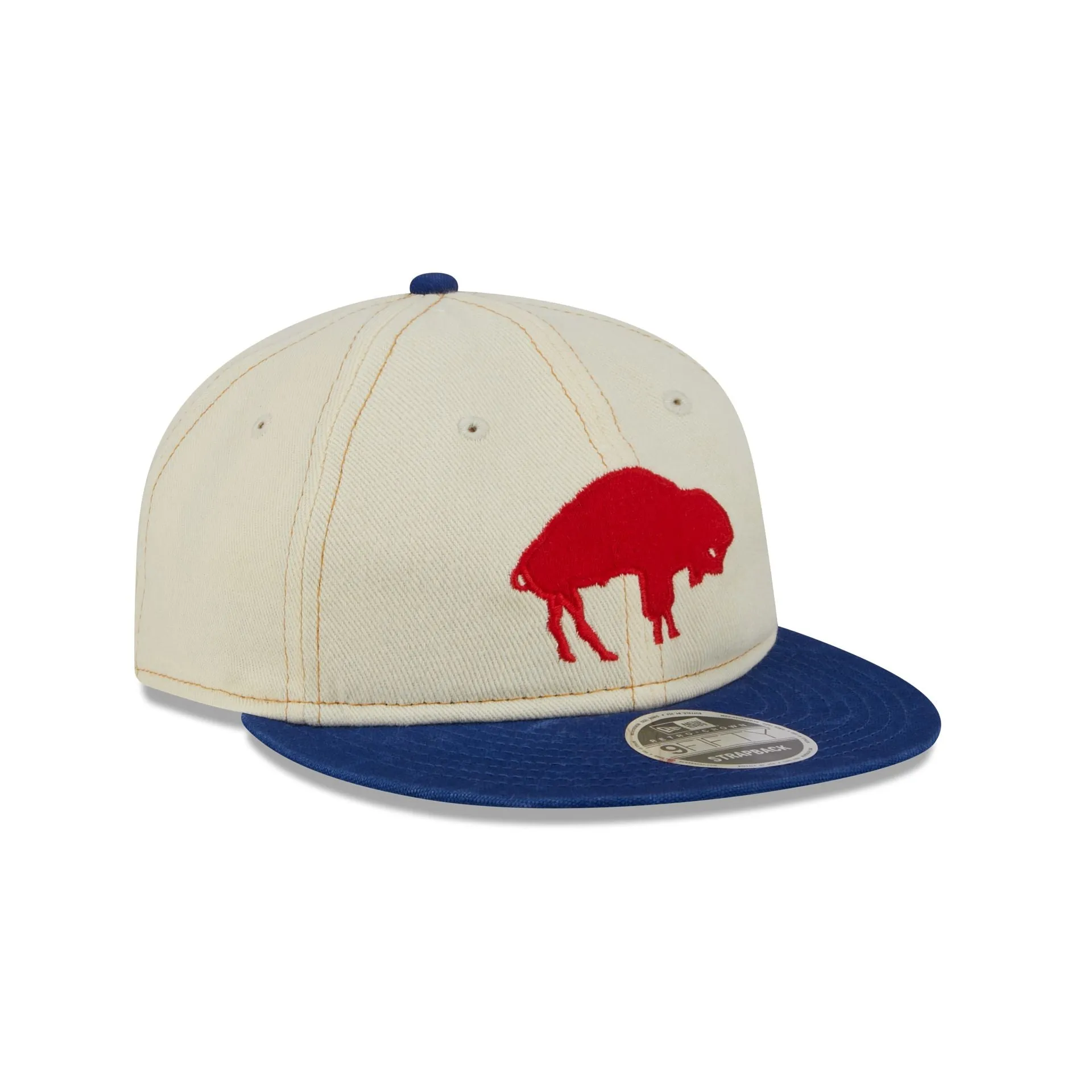 Buffalo Bills Chrome Denim Retro Crown 9FIFTY Adjustable Hat sold by New Era product image thumbnail 3