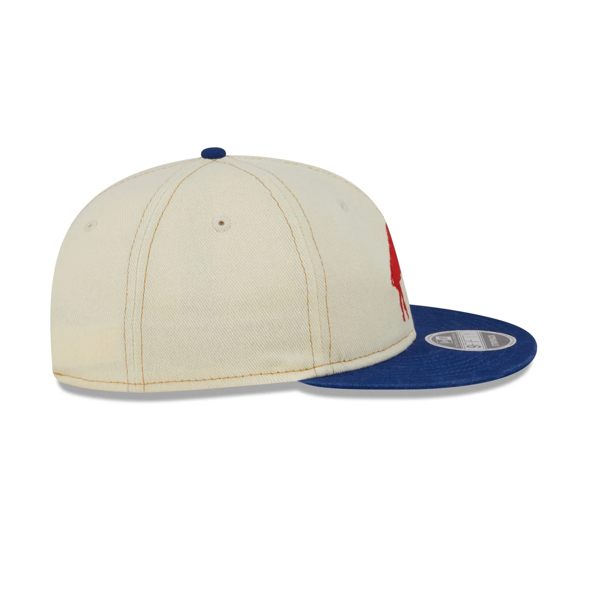 Buffalo Bills Chrome Denim Retro Crown 9FIFTY Adjustable Hat sold by New Era product image thumbnail 5