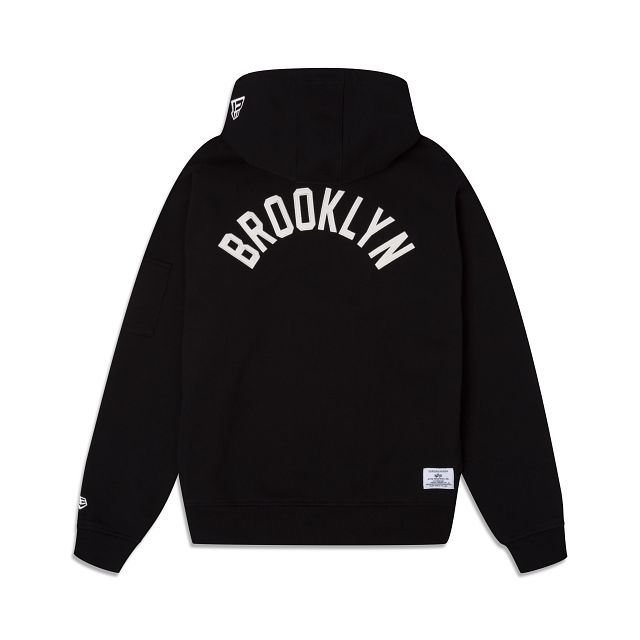 Alpha Industries X Brooklyn Nets Zipper Hoodie sold by New Era product image thumbnail 2